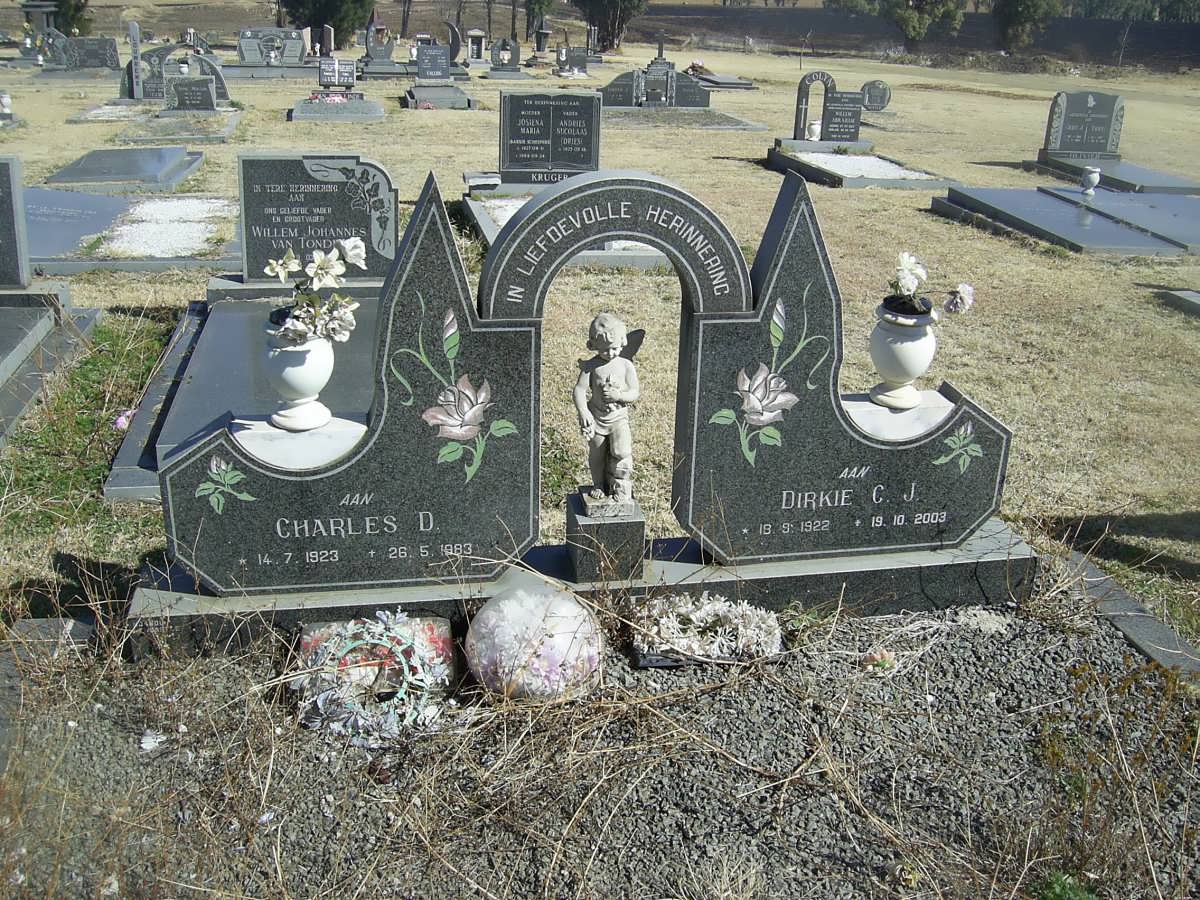 ?? Charles D. 1923-1983 &amp; C.J. 1922-2003