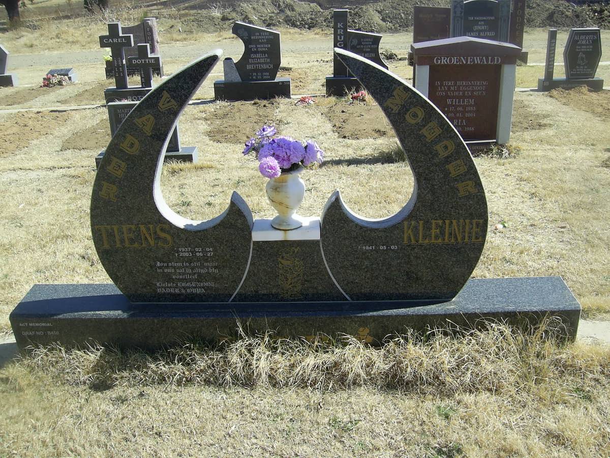 ? Tiens 1937-2003 &amp; Kleinie 1941-