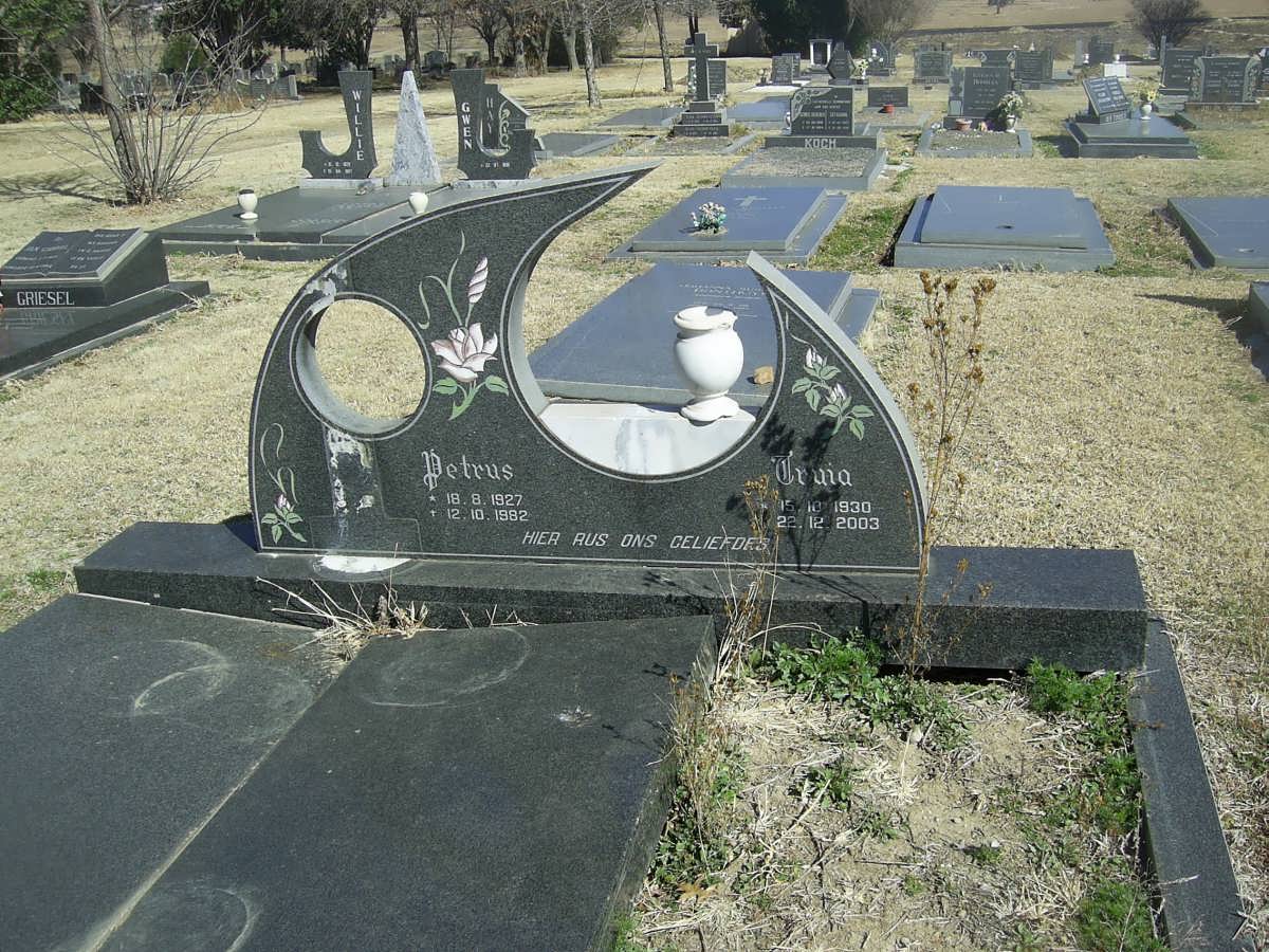 ?? Petrus 1927-1982 &amp; Irma 1930-2003