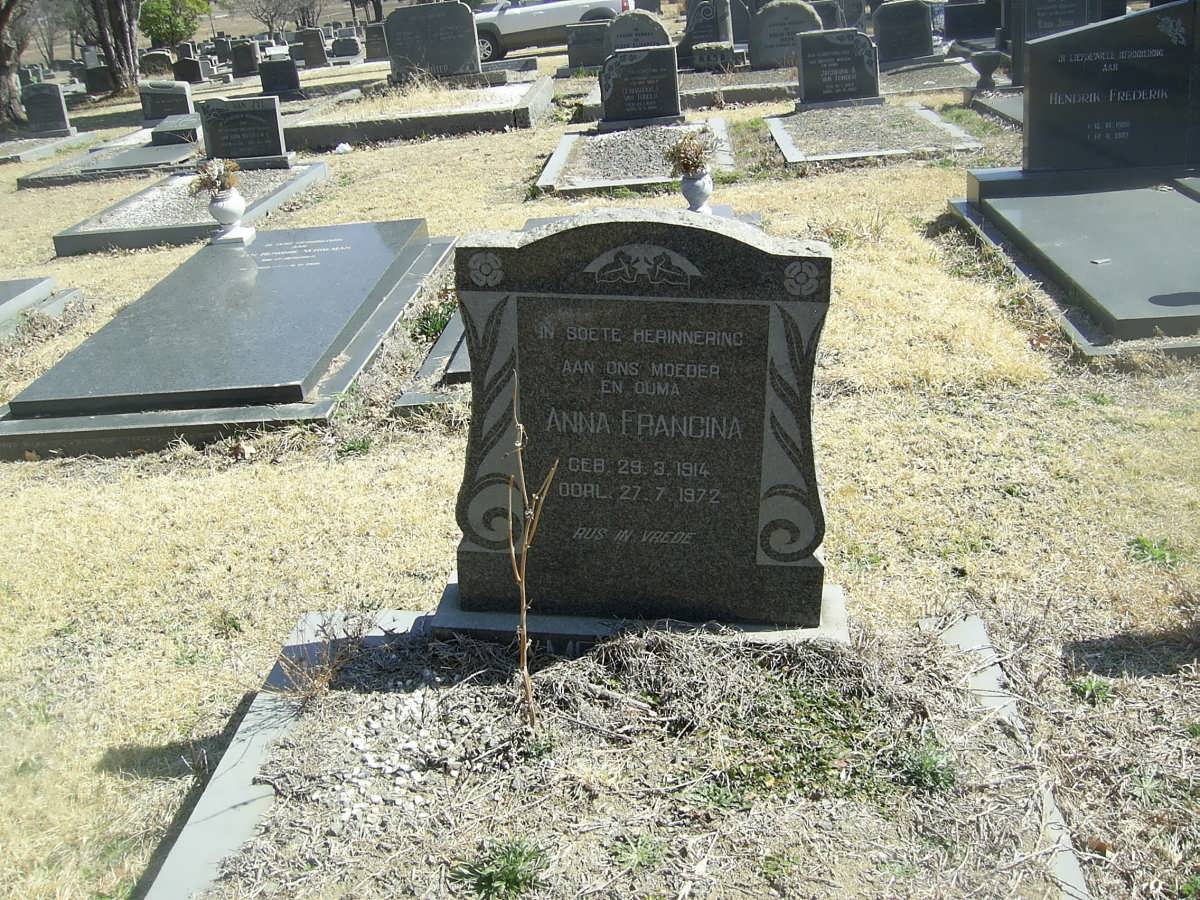 ? Anna Francina 1914-1972
