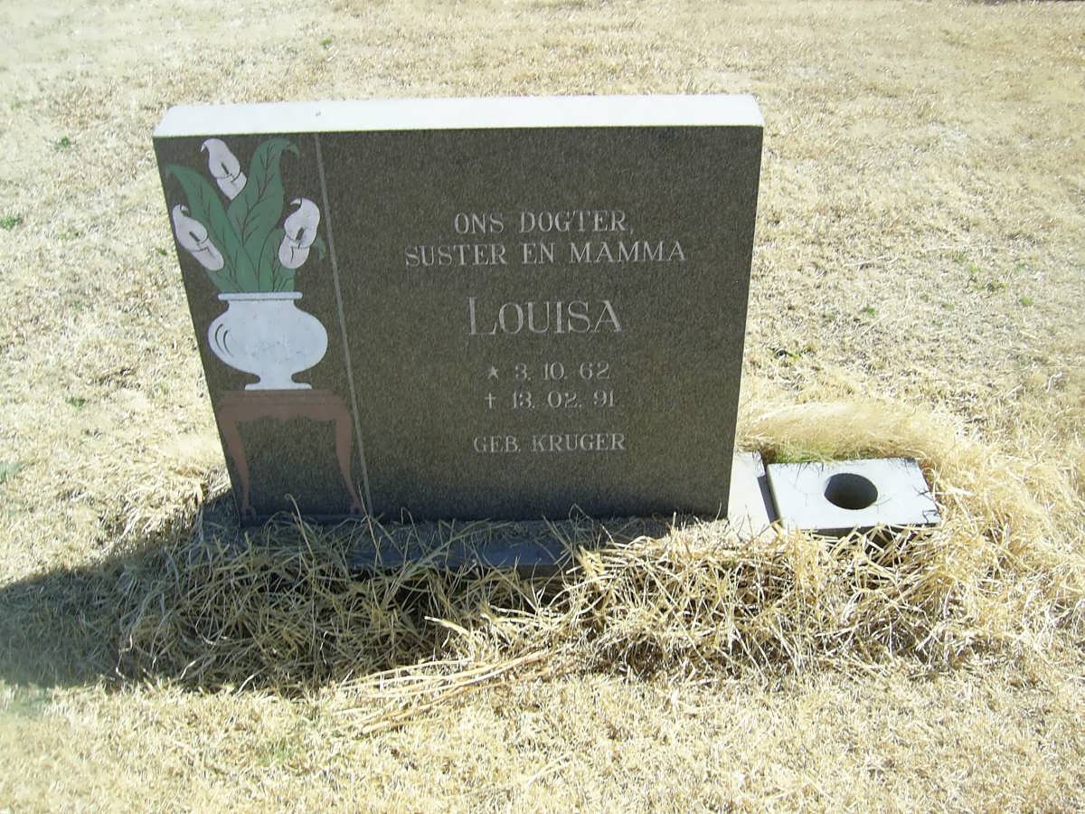 ? Louisa nee KRUGER 1962-1991