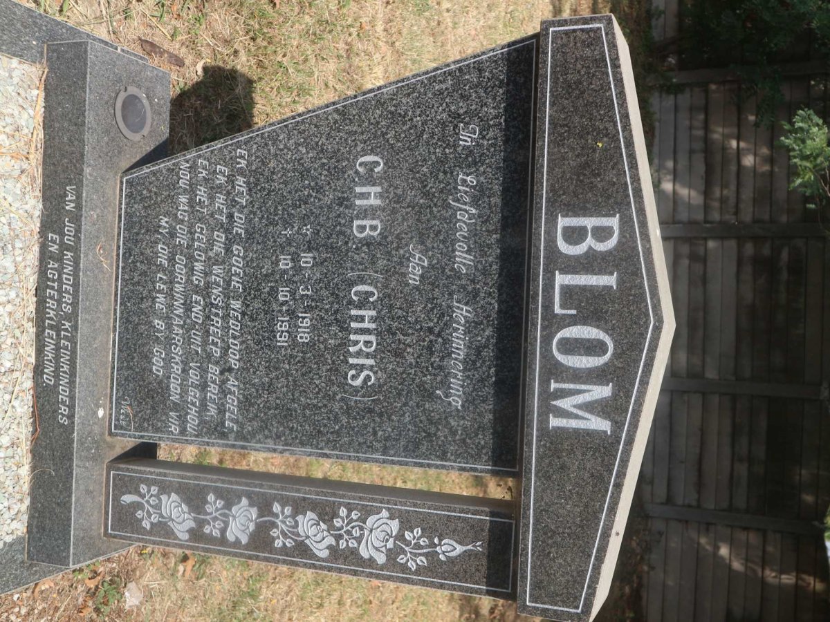 BLOM C.H.B. 1918-1991