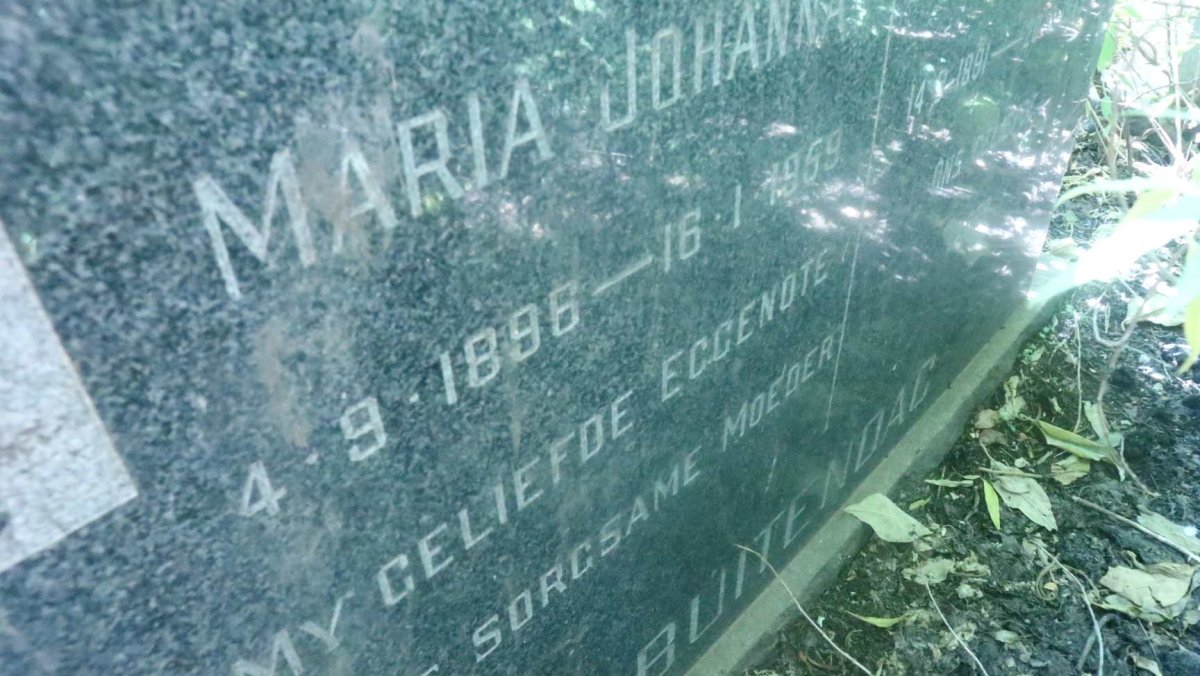 BUITENDAG Johannes Petrus 1891-1975 &amp; Maria Johanna 1896-1959