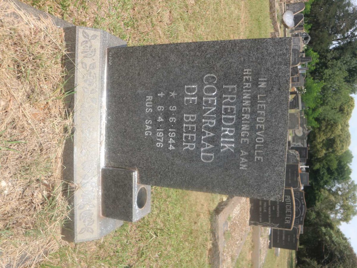 BEER Fredrik Coenraad, de 1944-1976