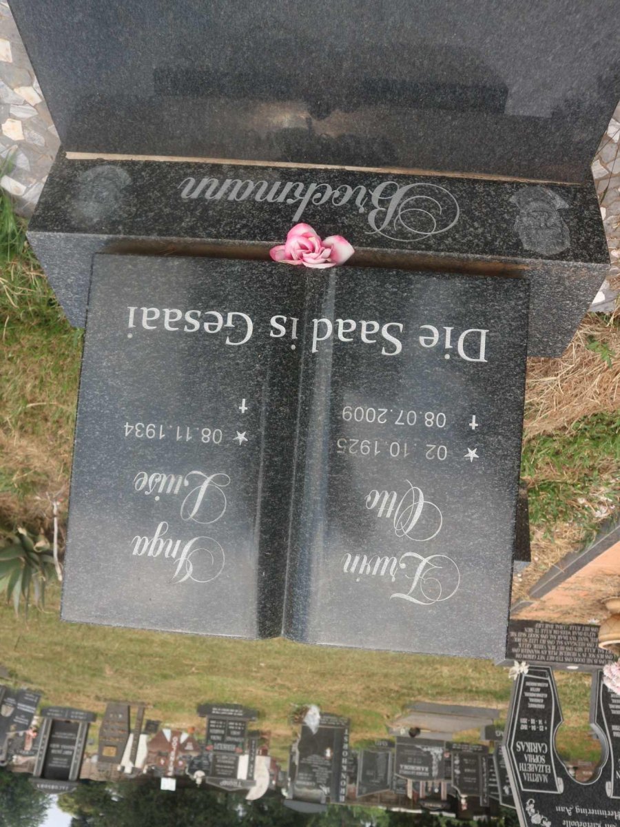 BROEKMANN Erwin Otto 1925-2009 &amp; Inga Luise 1934-