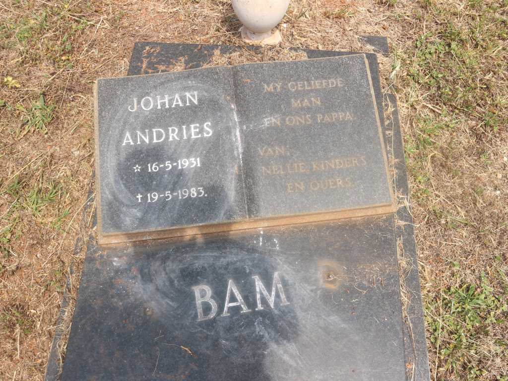 BAM Johan Andries 1931-1983