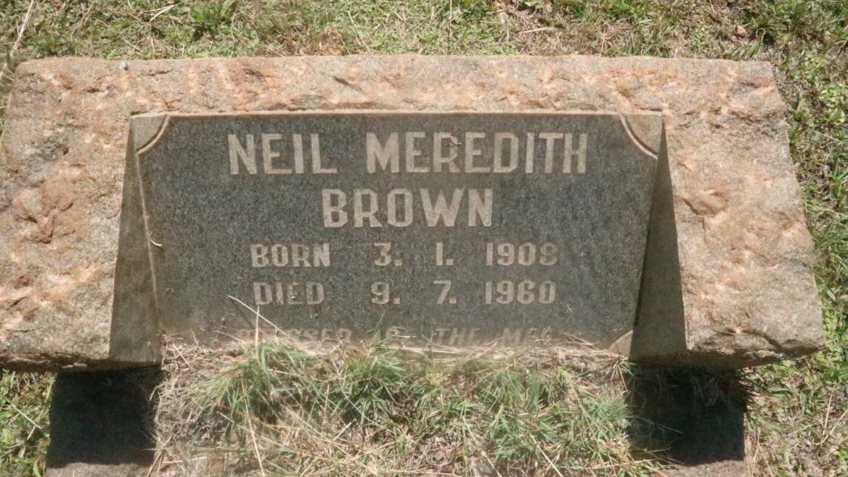 BROWN Neil Meredith 1908-1960