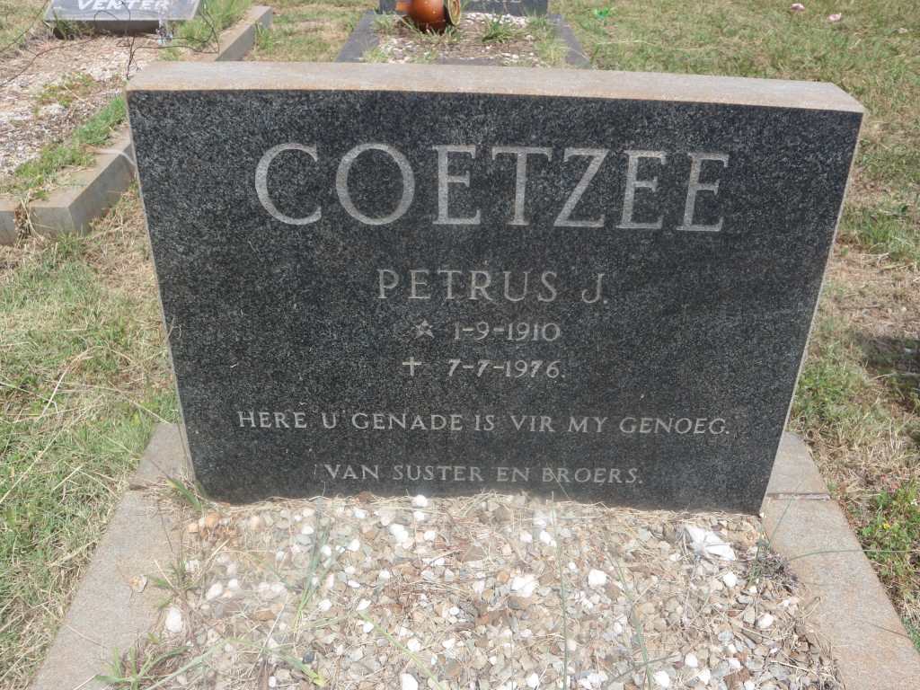 COETZEE Petrus J. 1910-1976