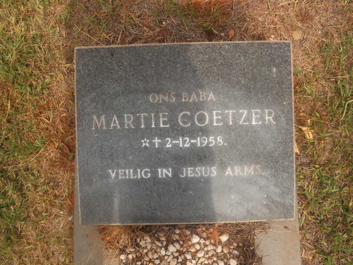 COETZER Martie 1958-1958