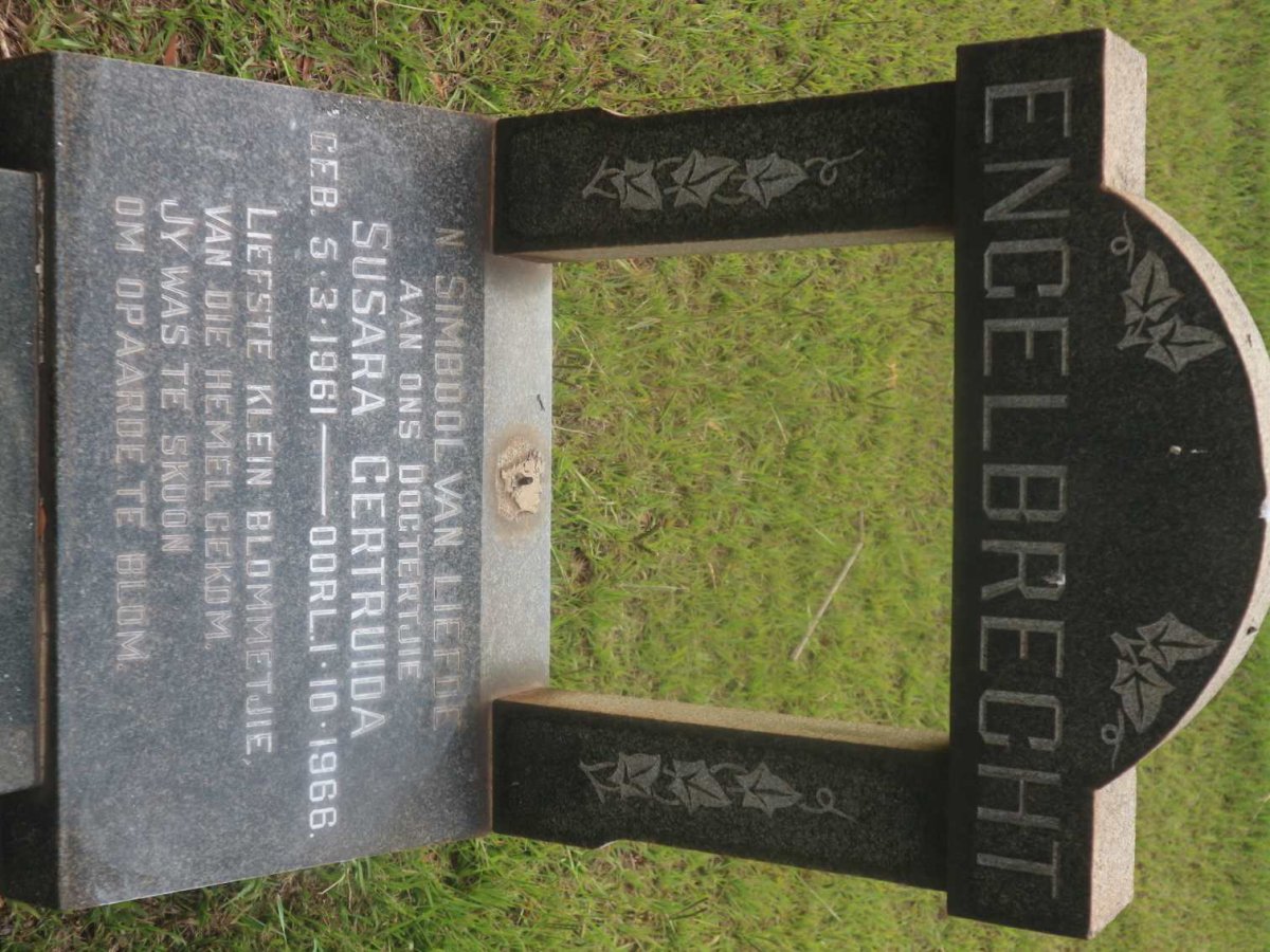 ENGELBRECHT Susara Gertruida 1961-1966