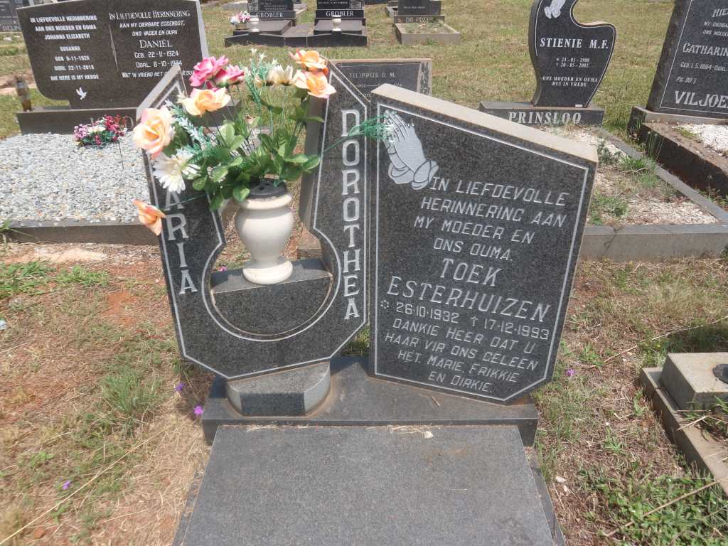 ESTERHUIZEN Maria Dorothea 1932-1993