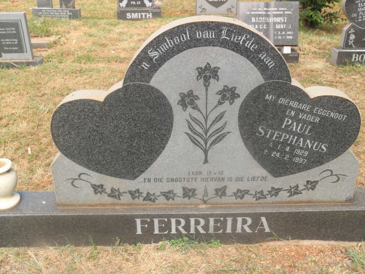 FERREIRA Paul Stephanus 1929-1997