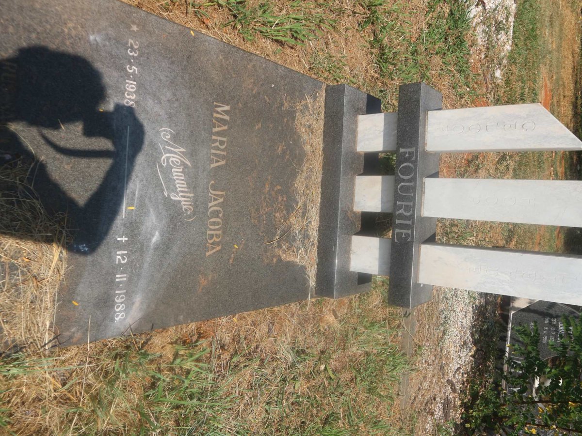 FOURIE Maria Jacoba 1938-1988