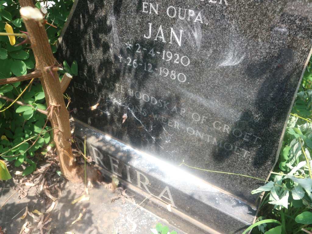 FERREIRA Jan 1920-1980