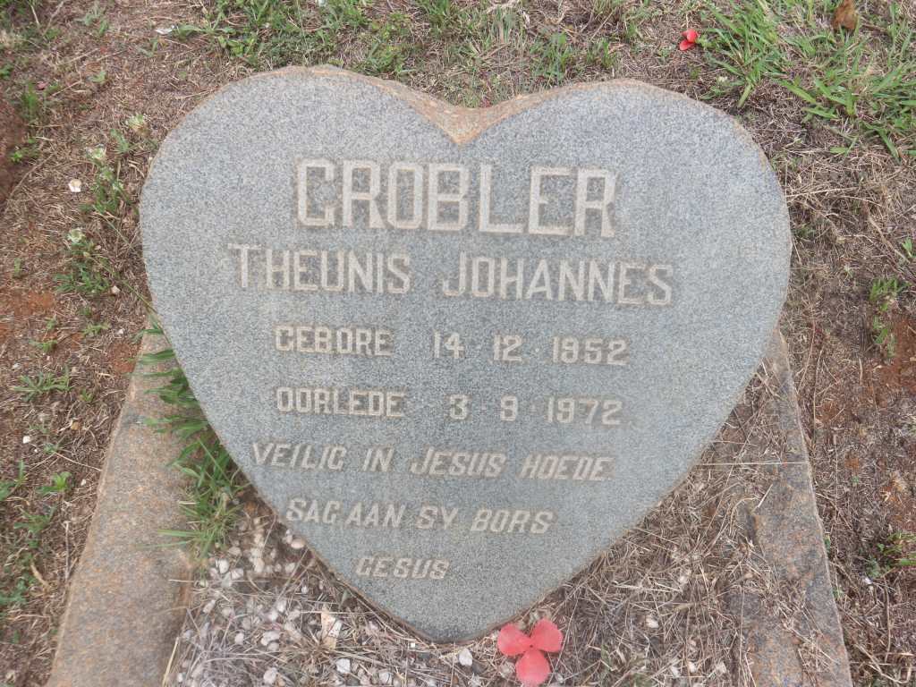 GROBLER Theunis Johannes 1952-1972