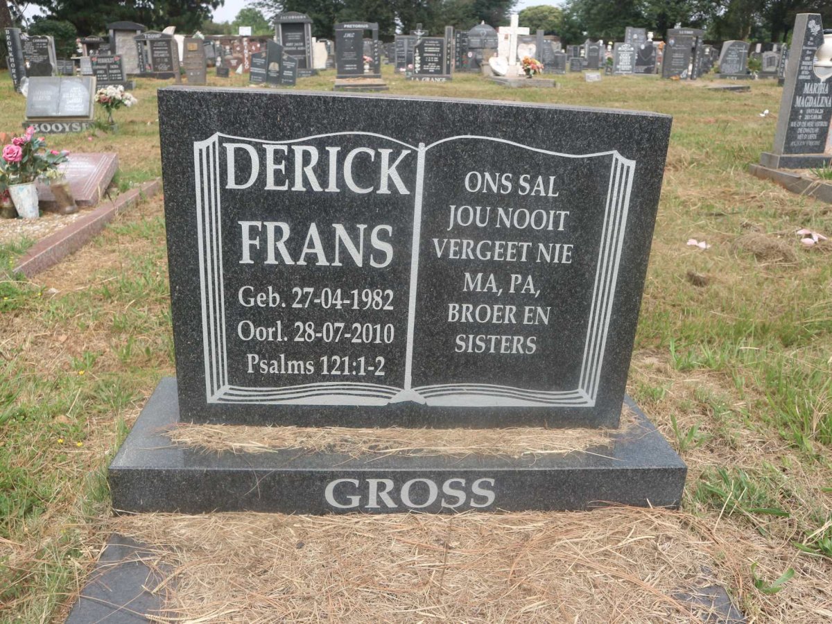 GROSS Derick Frans 1982-2010
