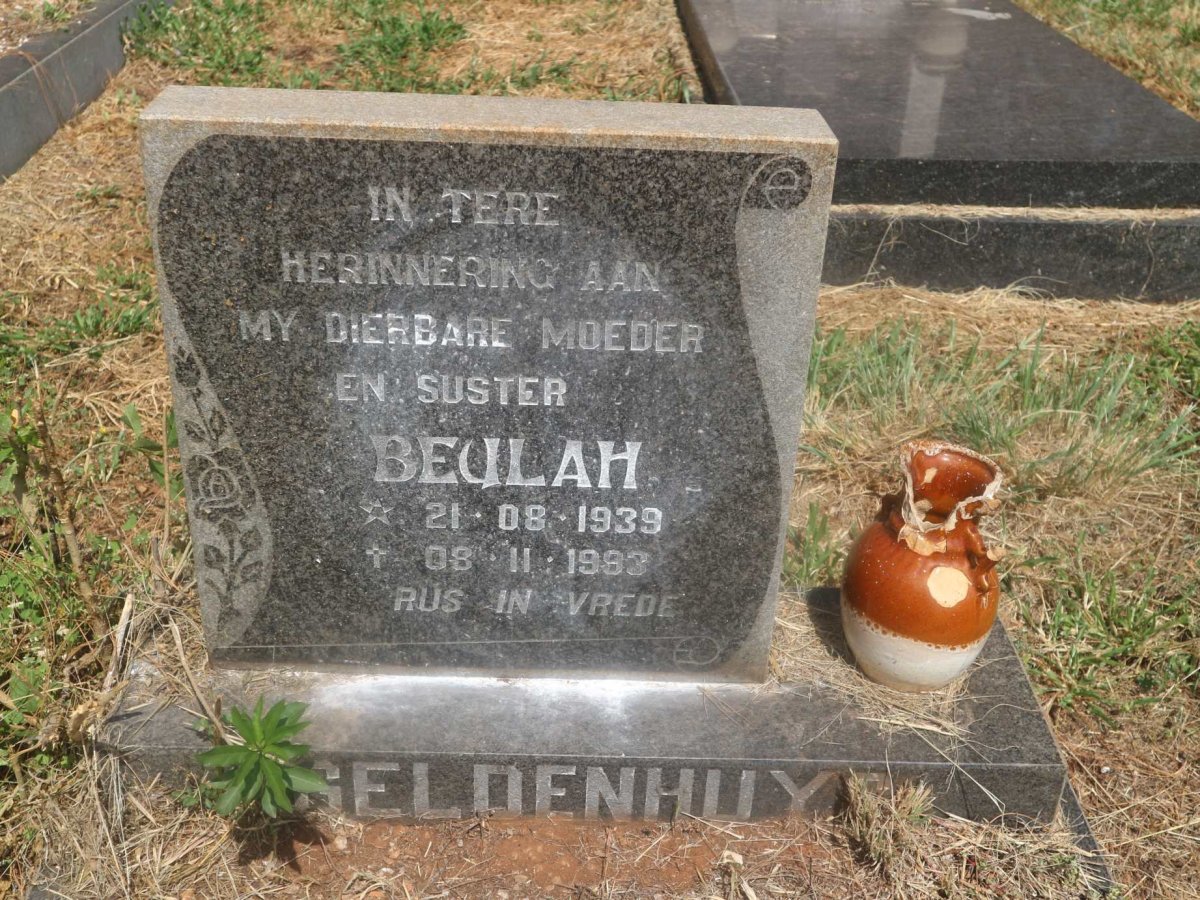 GELDENHUYS Beulah 1939-1993