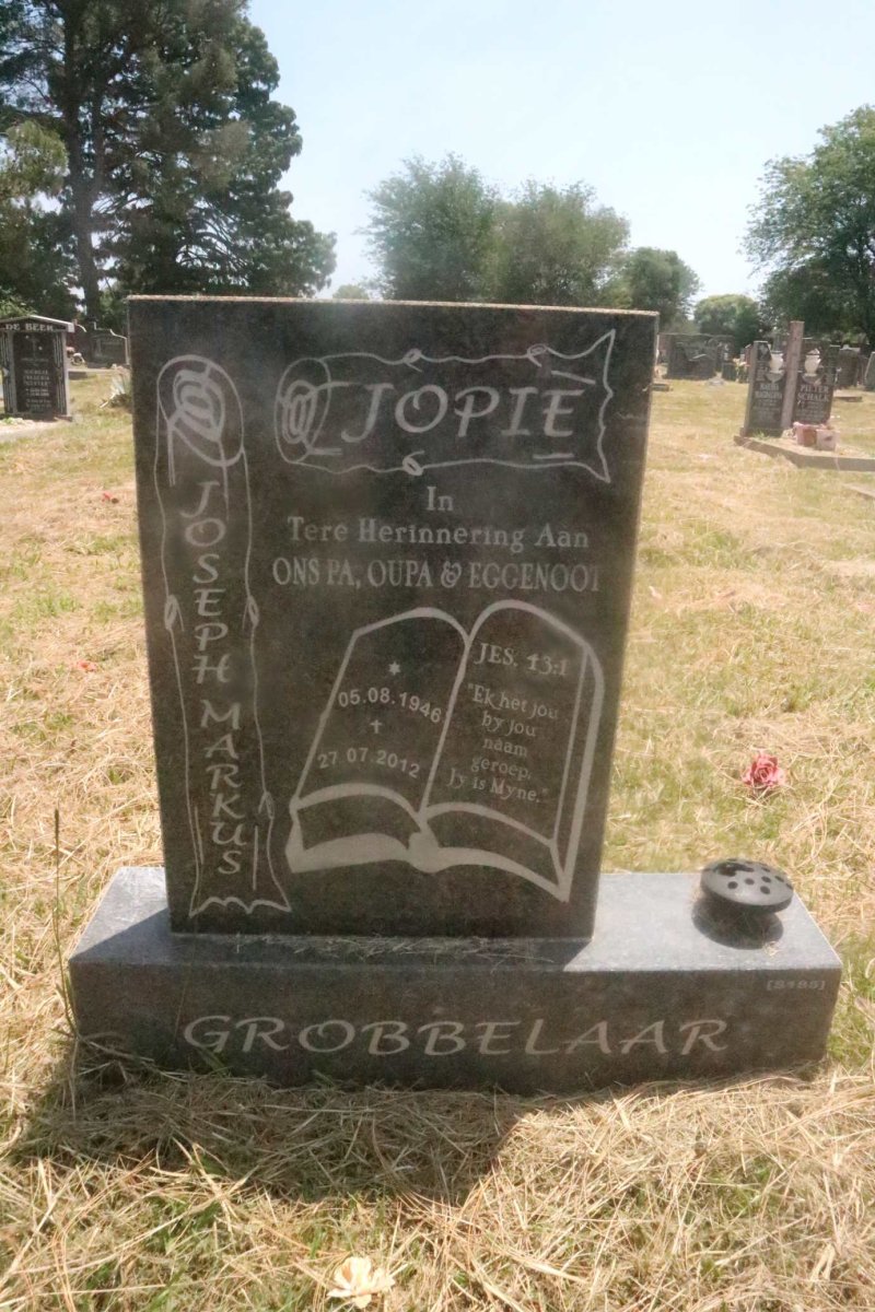 GROBBELAAR Joseph Markus 1946-2012