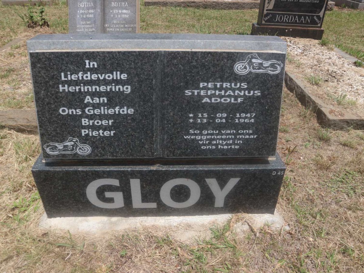 GLOY Petrus Stephanus Adolf 1947-1964