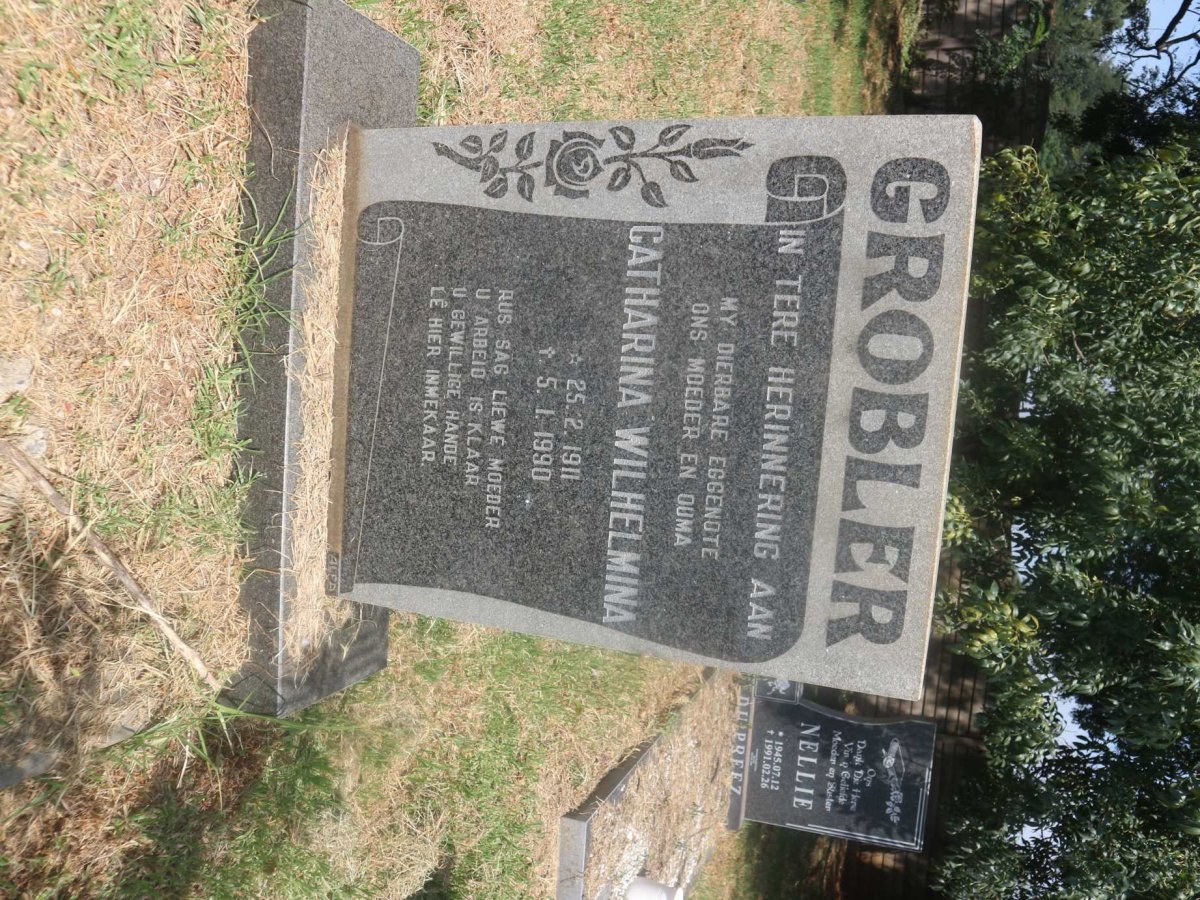 GROBLER Catharina Wilhelmina 1911-1990