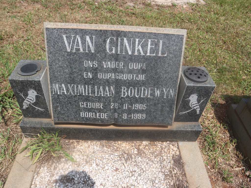 GINKEL Maximiliaan Boudewyn, van 1905-1999 &amp; Erna Hermine 1912-1992