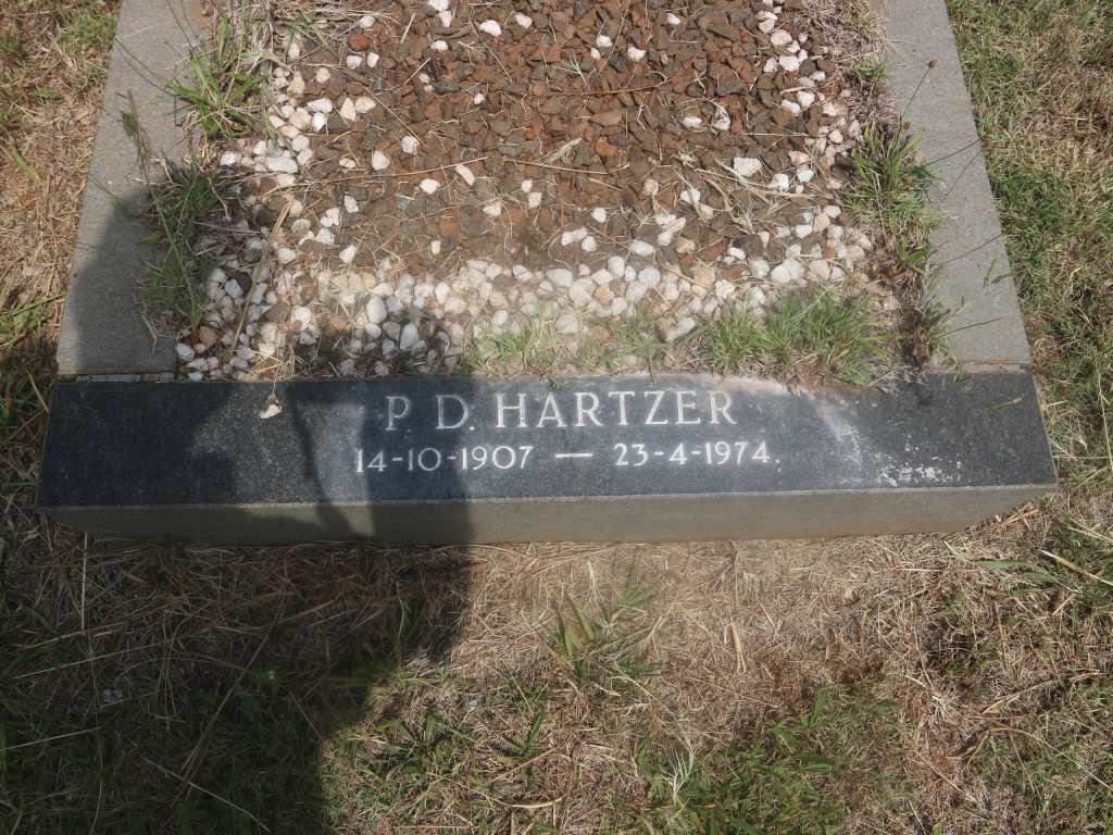 HARTZER P.D. 1907-1974