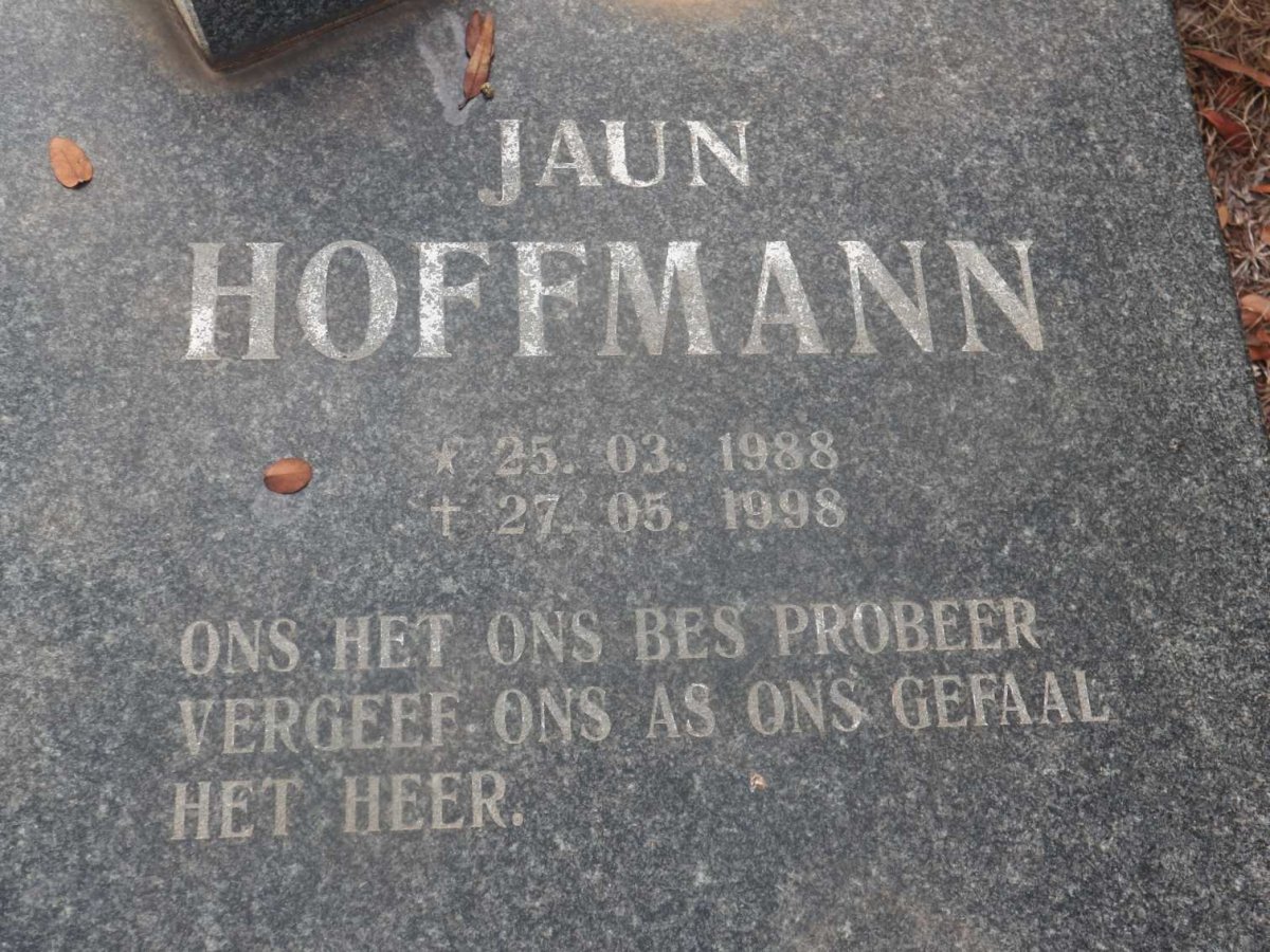 HOFFMANN Jaun 1988-1998
