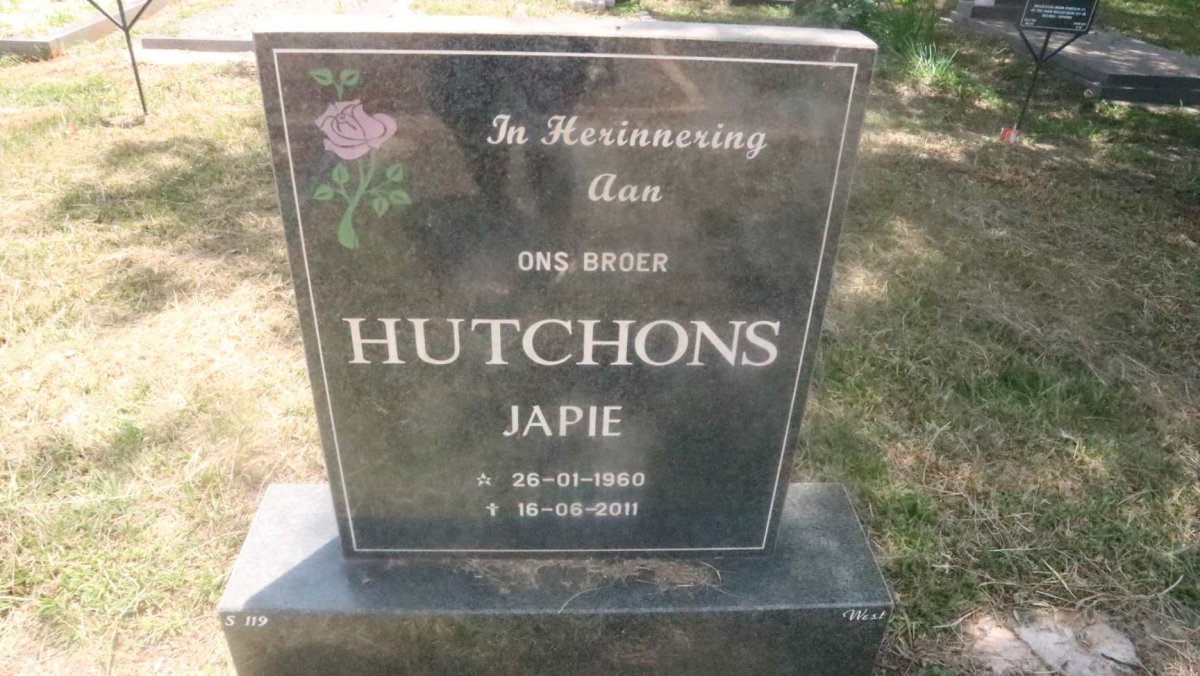 HUTCHONS Japie 1960-2011