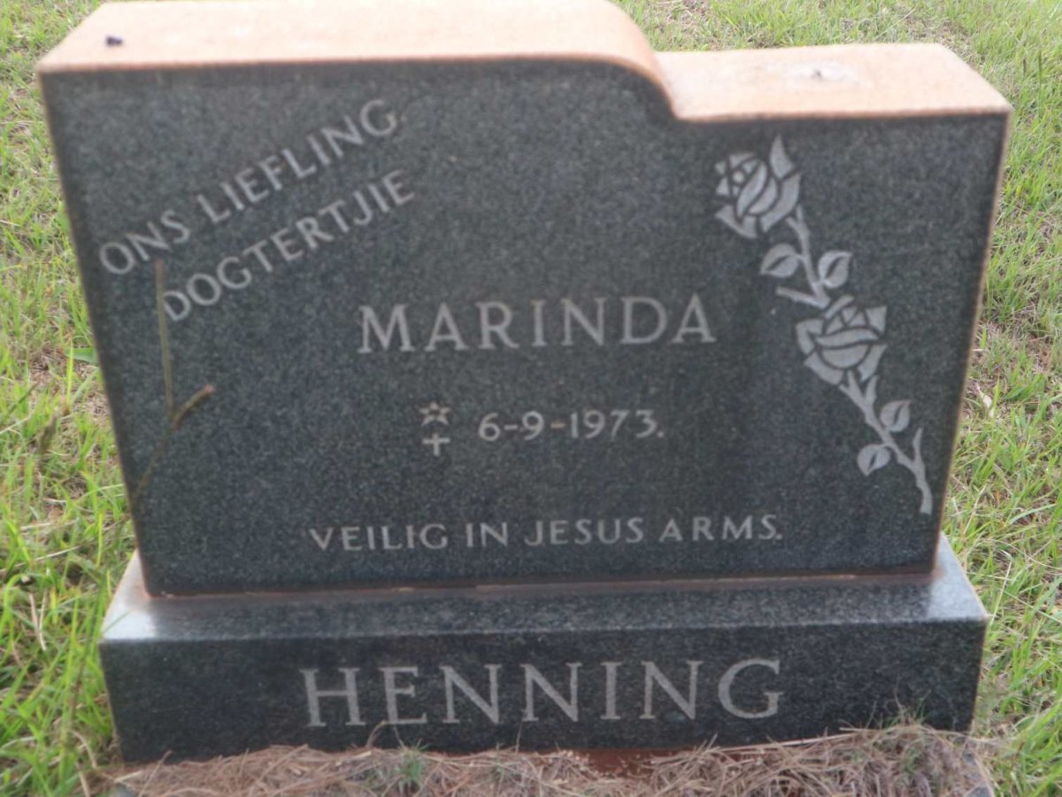 HENNING Marinda 1973-1973