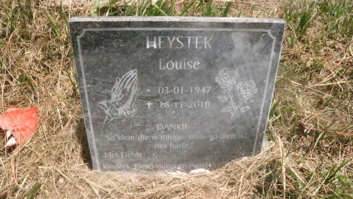 HEYSTEK Louise 1947-2010