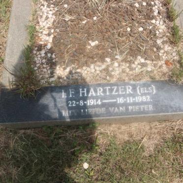 HARTZER I.F. nee ELS 1914-1982