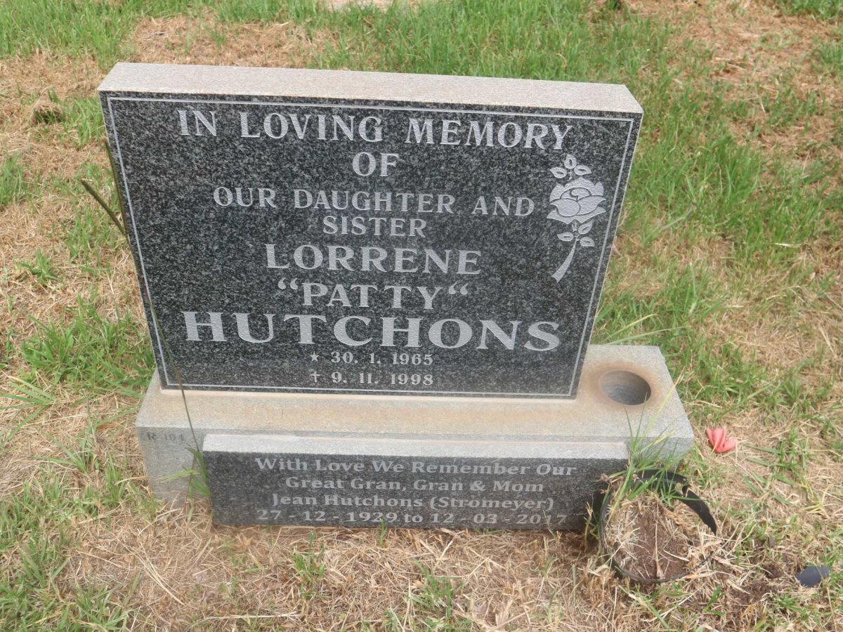 HUTCHONS Lorrene 1965-1998