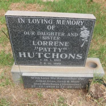 HUTCHONS Lorrene 1965-1998