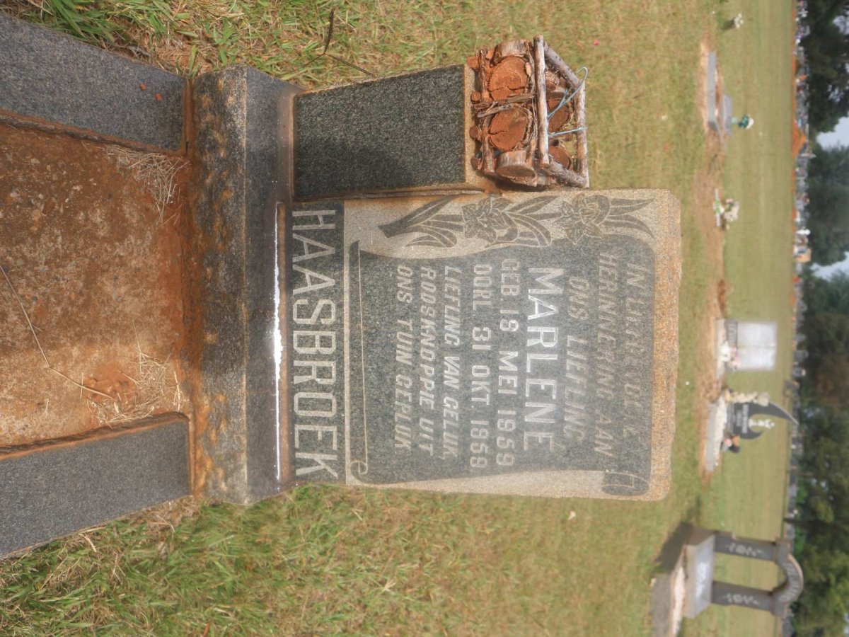 HAASBROEK Marlene 1959-1959