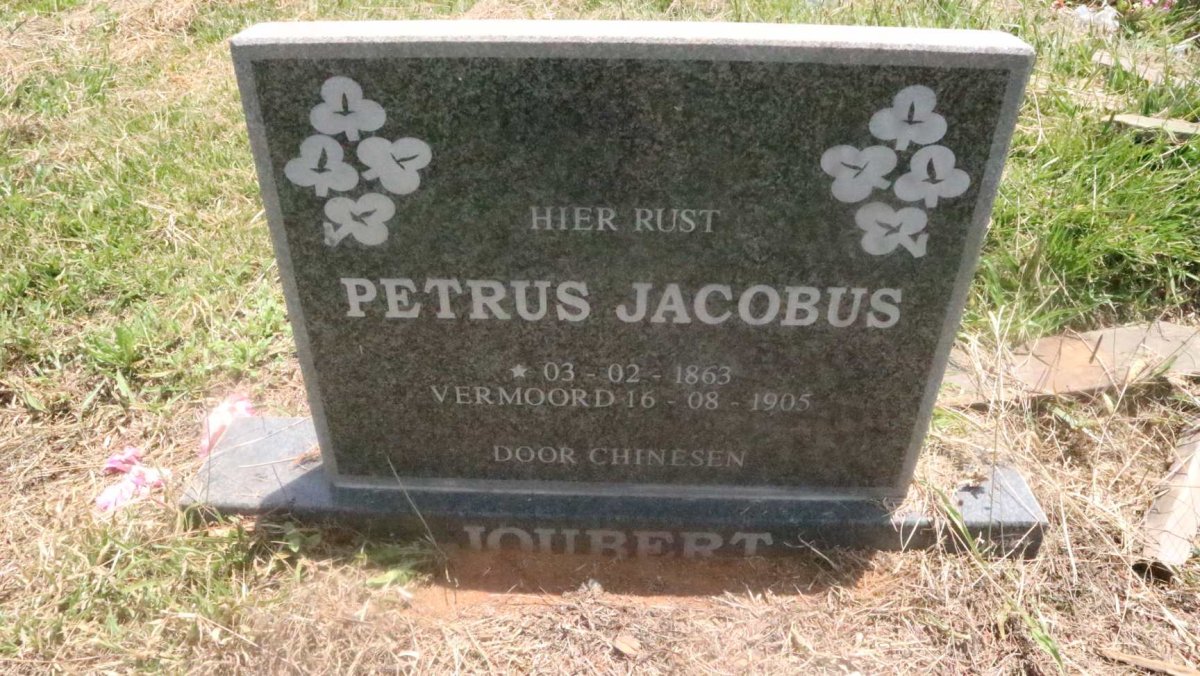 JOUBERT Petrus Jacobus 1863-1905