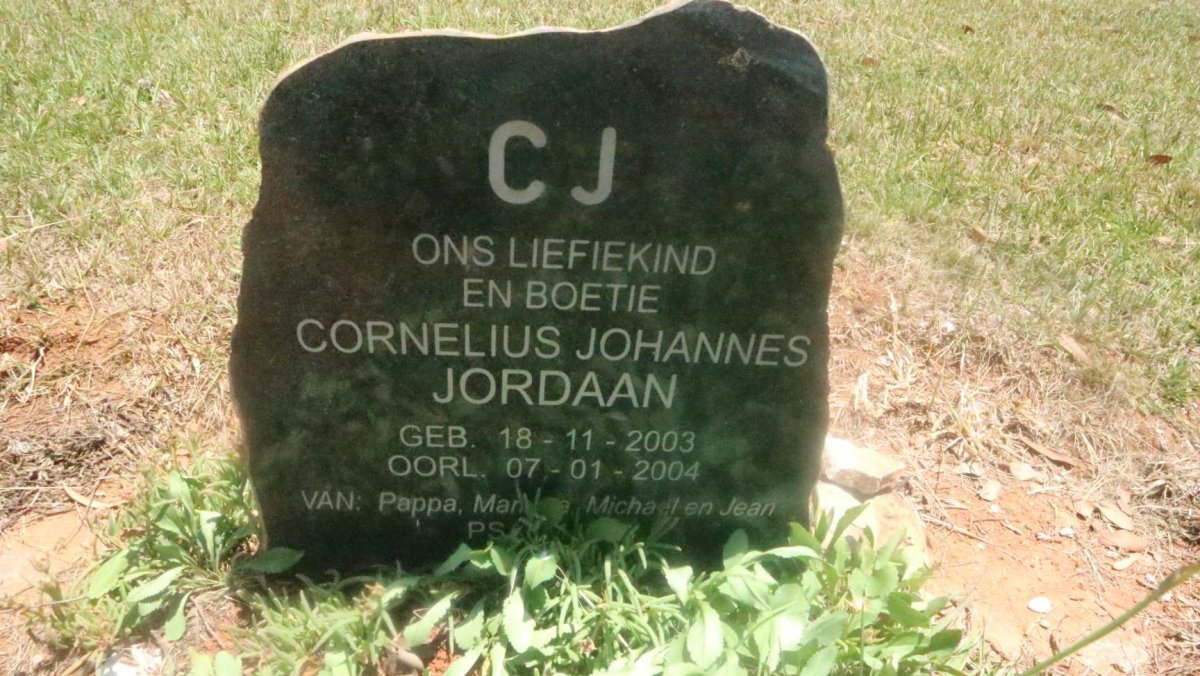 JORDAAN Cornelius Johannes 2003-2004