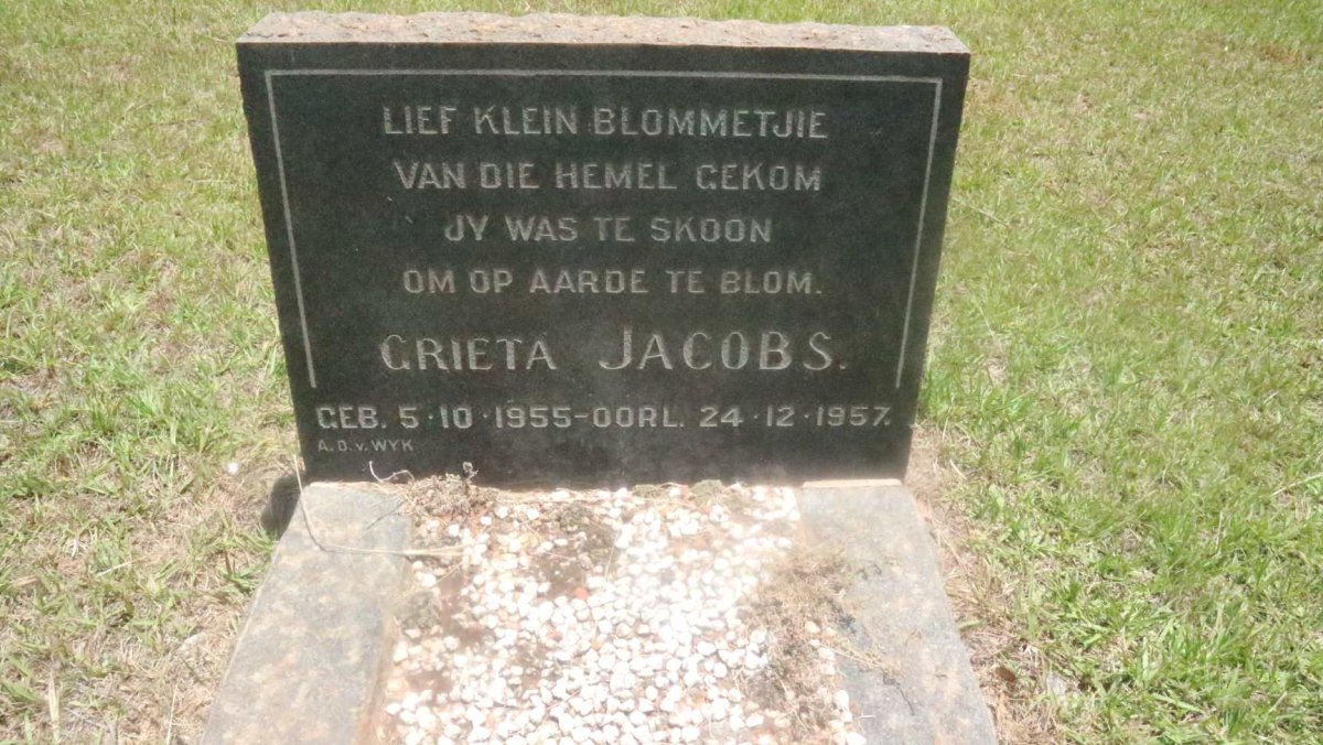JACOBS Grieta 1955-1957