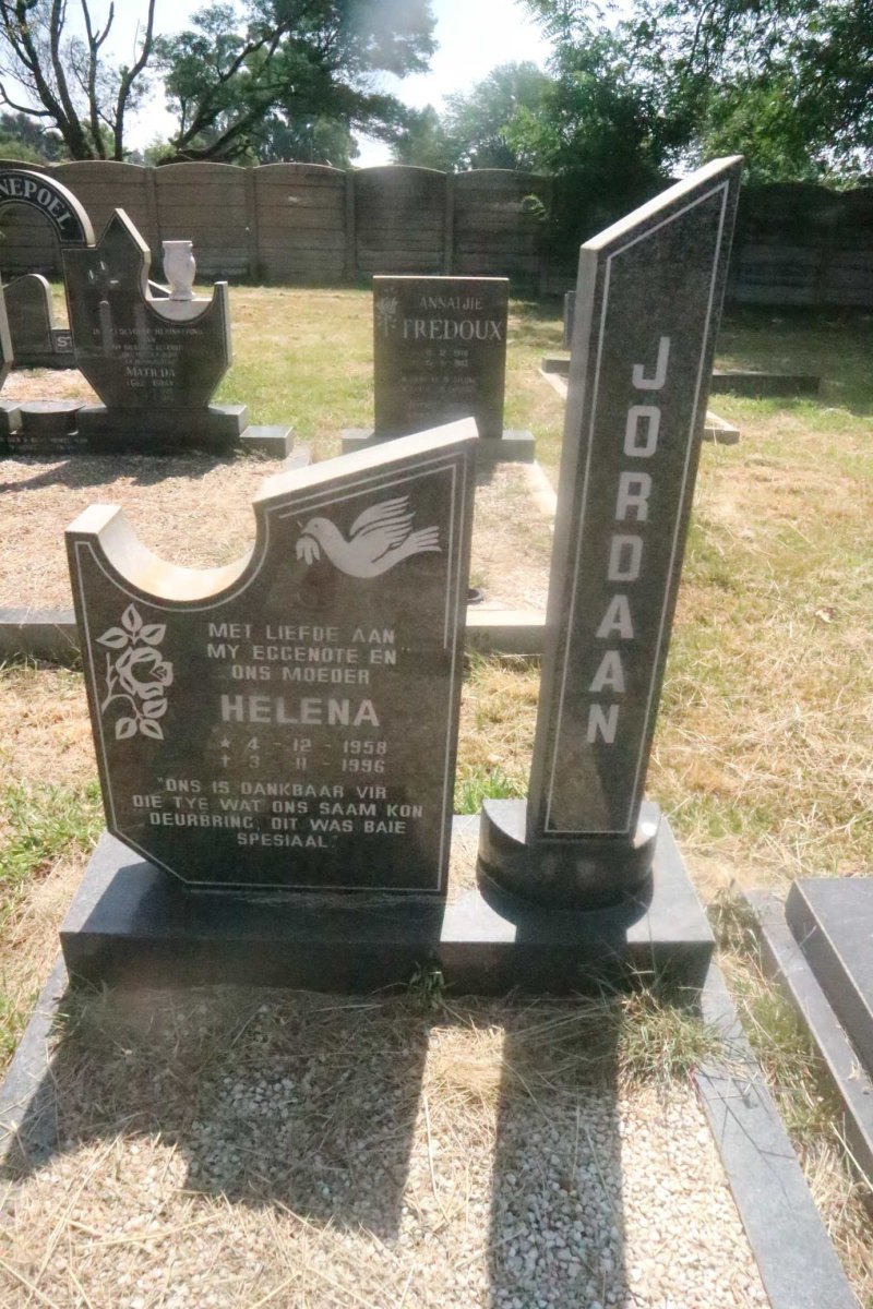JORDAAN Helena 1958-1996