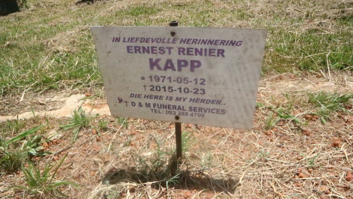 KAPP Ernest Renier 1971-2015