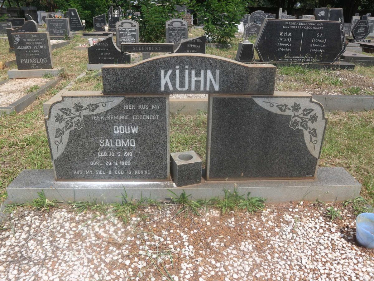 KUHN Douw Salomo 1910-1983
