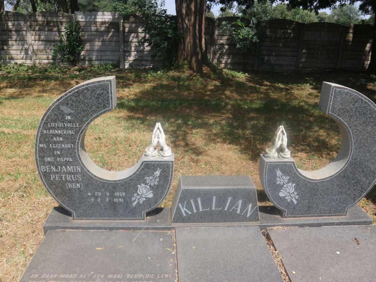 KILLIAN Benjamin Petrus 1950-1991