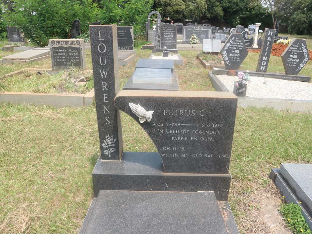 LOUWRENS Petrus C. 1916-1975