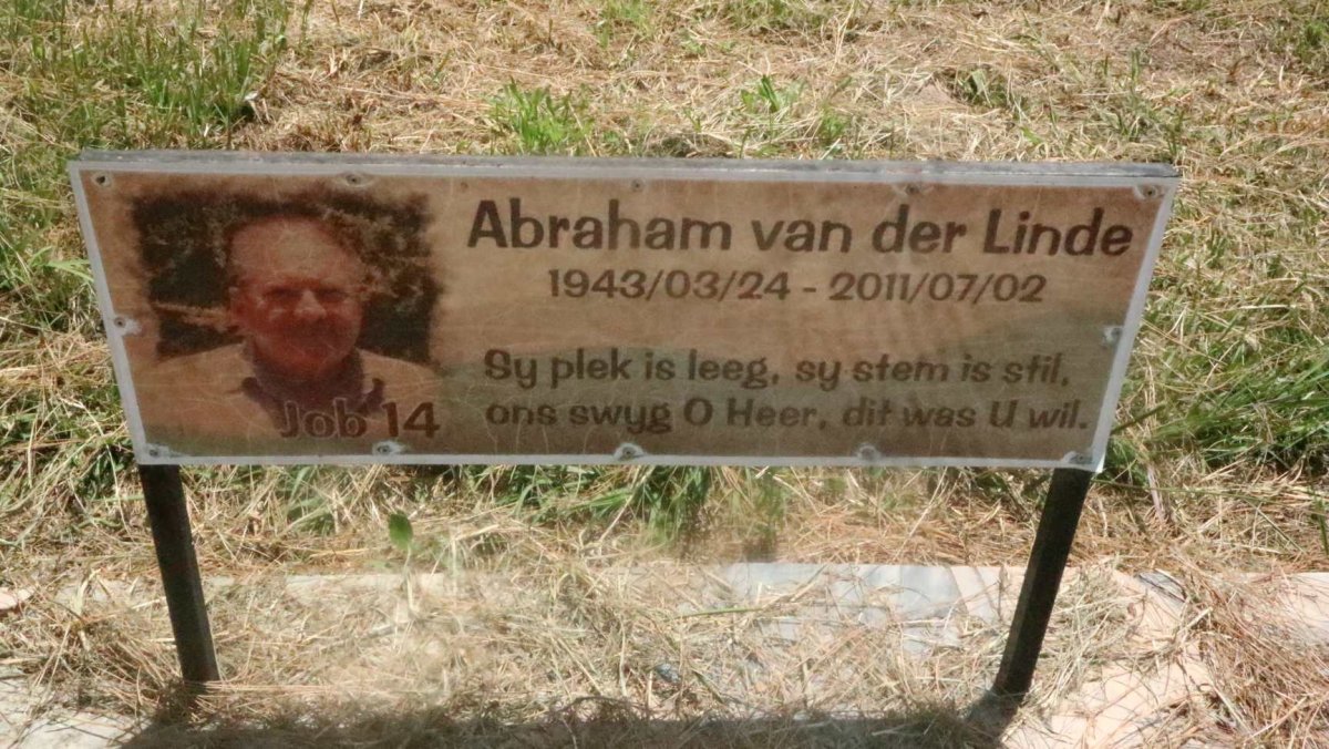 LINDE Abraham, van der 1943-2011