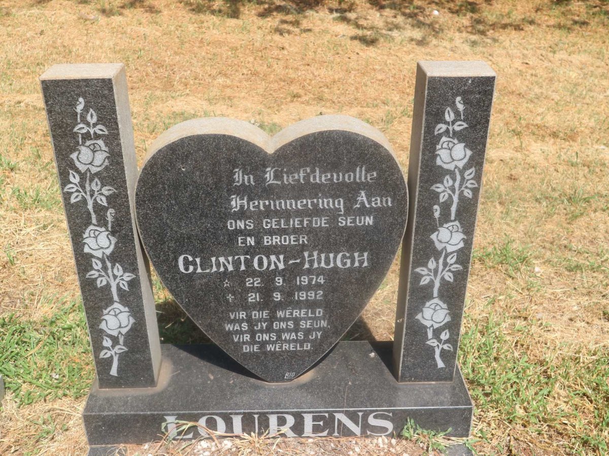 LOURENS Clinton-Hugh 1974-1992