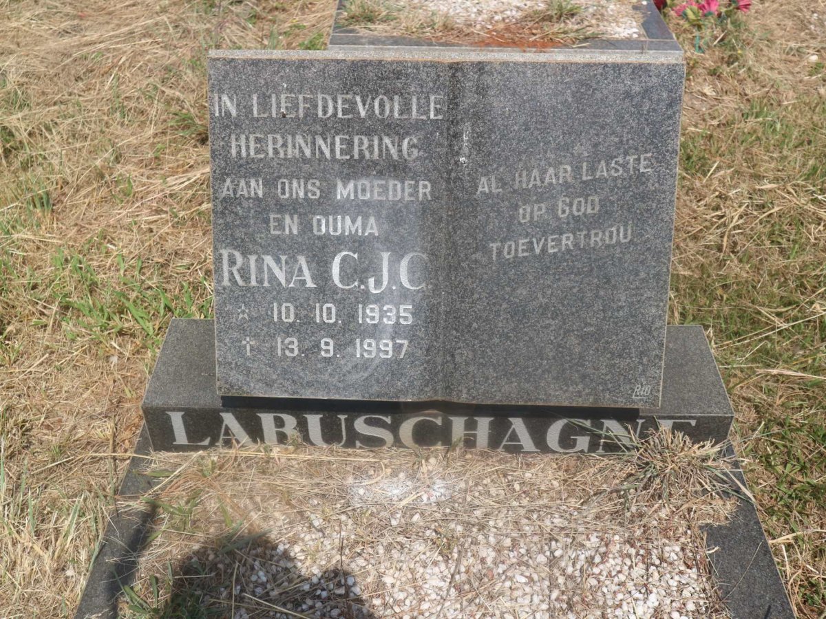 LABUSCHAGNE C.J.C. 1935-1997