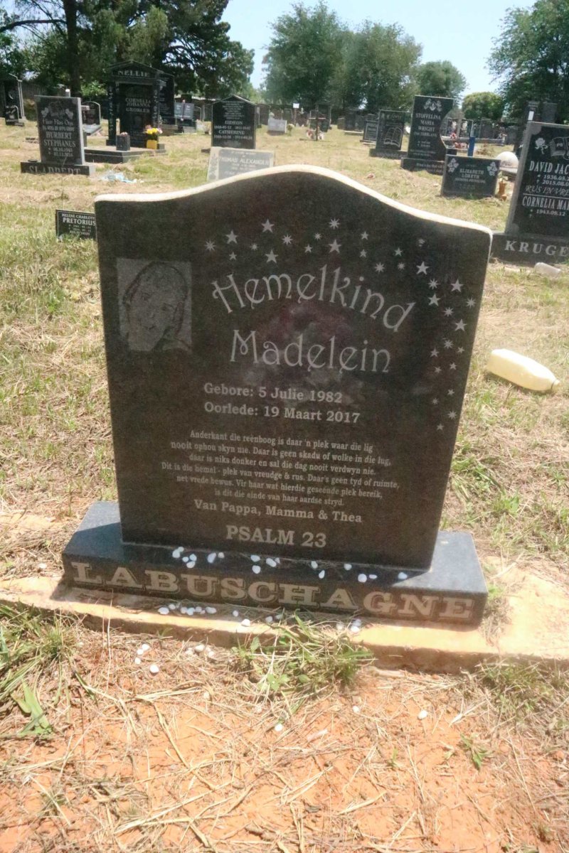 LABUSCHAGNE Madelein 1982-2017