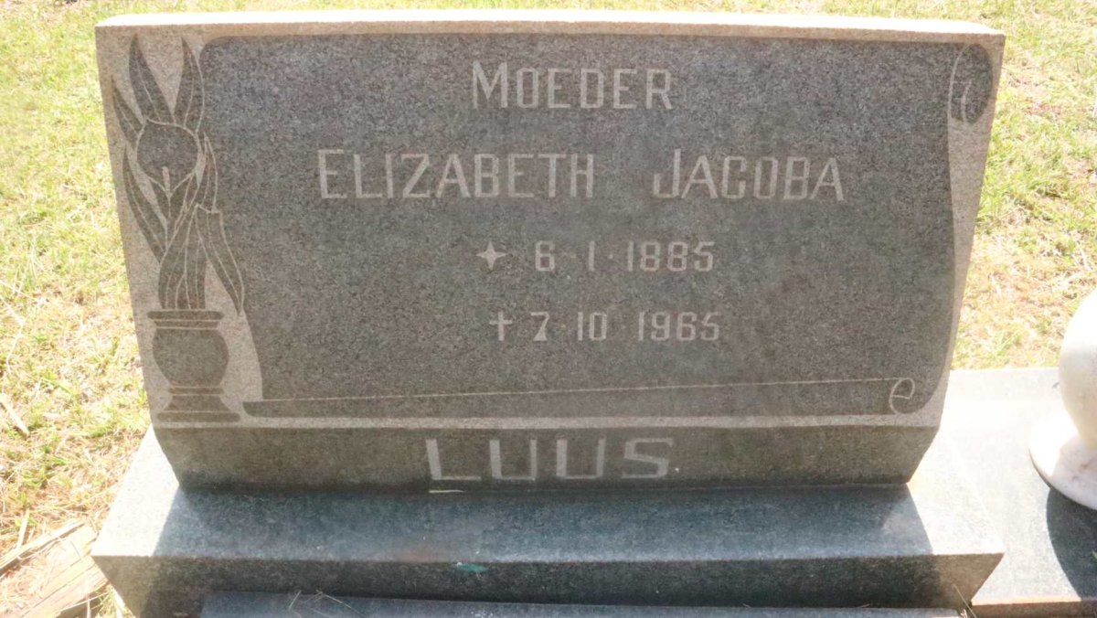 LUUS Elizabeth Jacoba 1885-1965