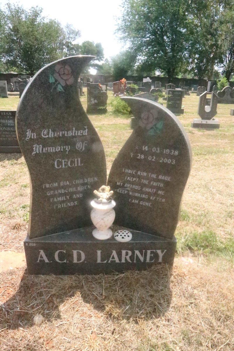 LARNEY A.C.D. 1938-2003