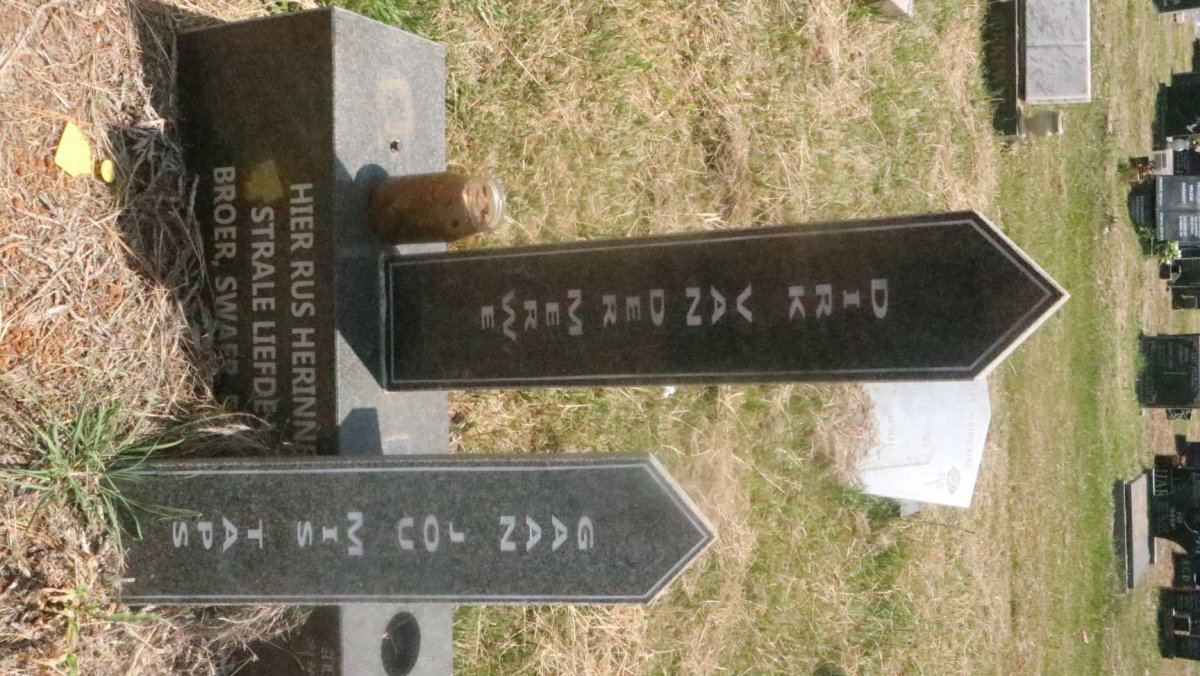 MERWE Dirk, van der