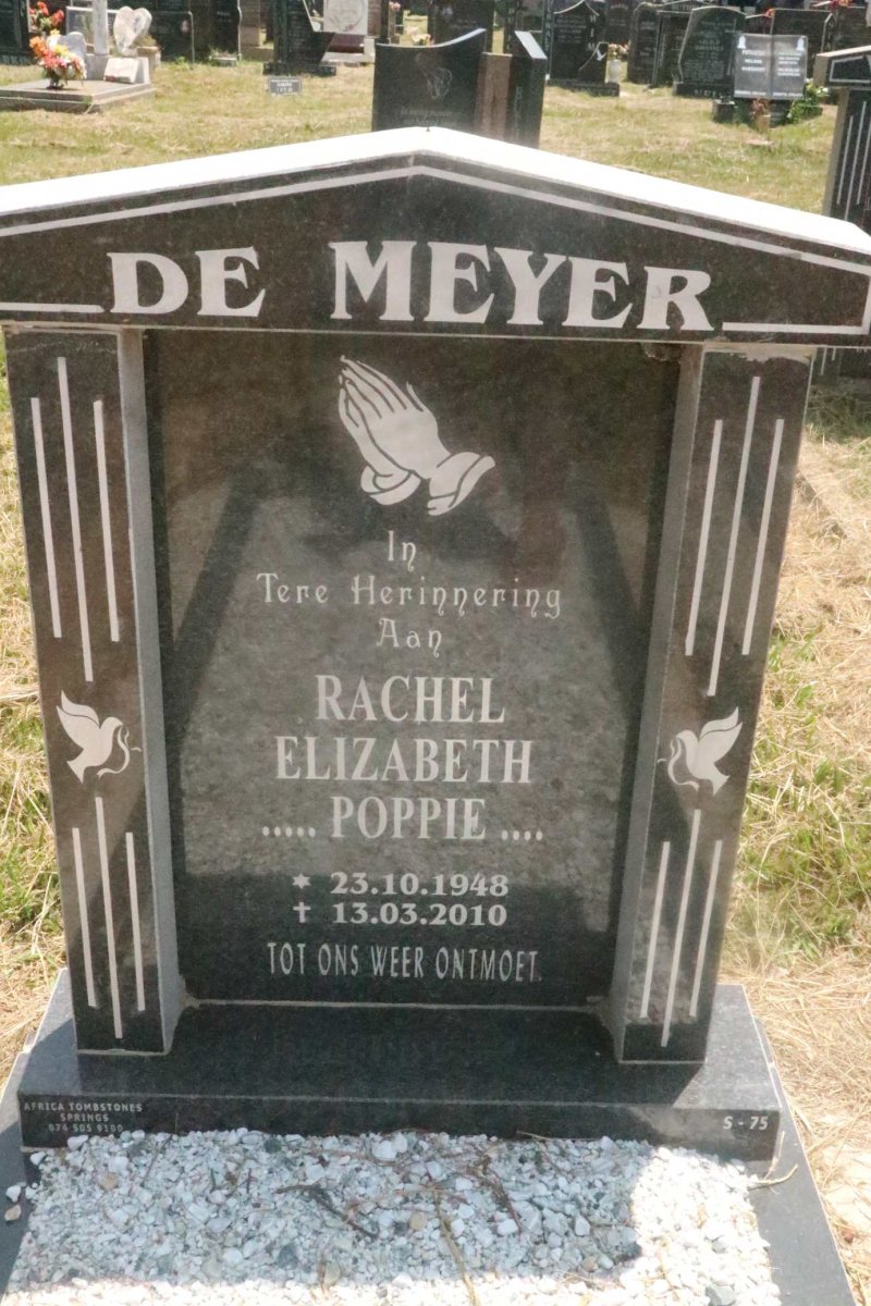 MEYER Rachel Elizabeth, de 1948-2010